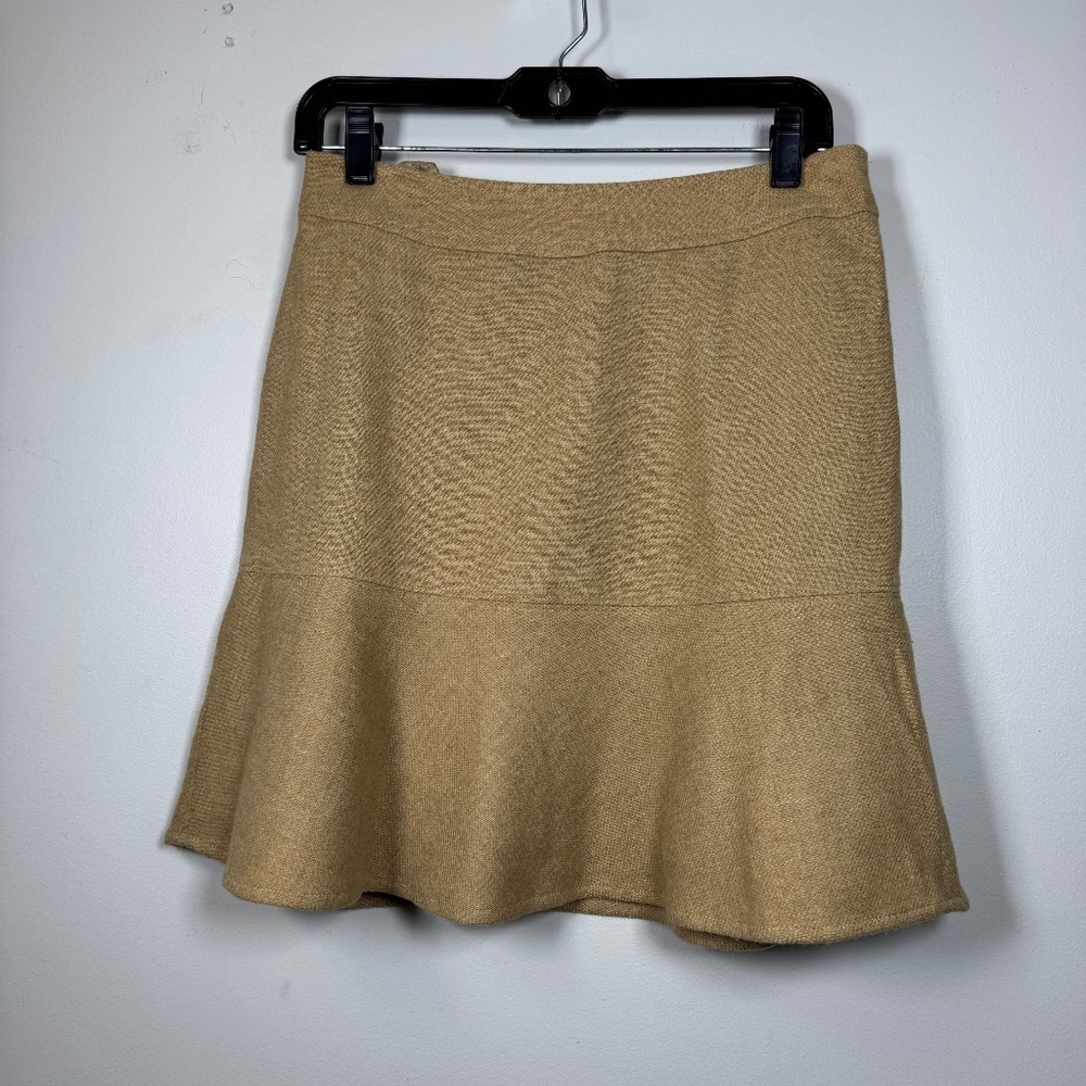 GAP Camel Flared Mini Skirt